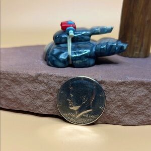 Double Picasso Stone Bear Figurine.